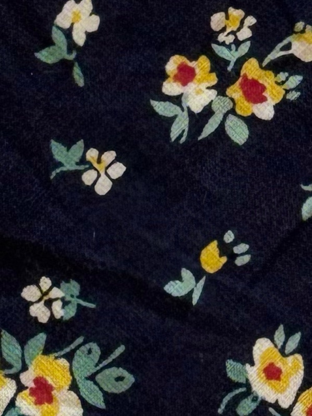 AusCufflinks Floral Navy Tie